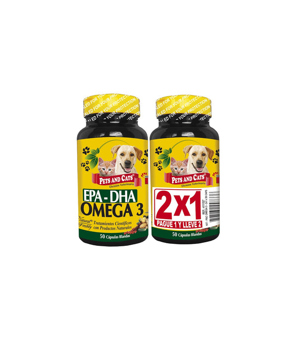 Omega 3 Capsulas Frasco|Medicamentos perros y gatos|Medicamentos pet