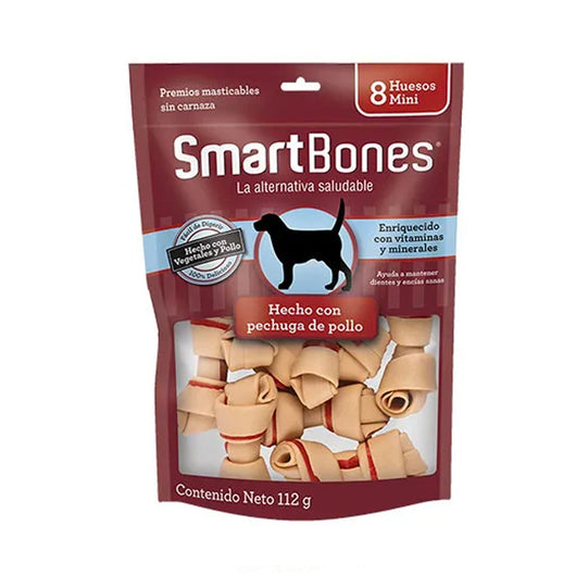 Smartbones ckicken 8 mini huesos 112gr | Snacks | Medicamentos pet