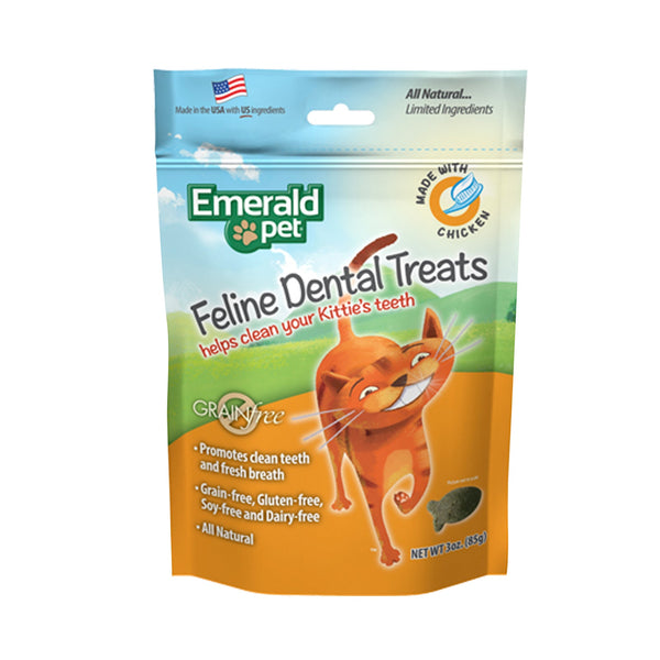 Dental pollo esmerald pet cat snack 85gr | Snacks | Medicamentos pet