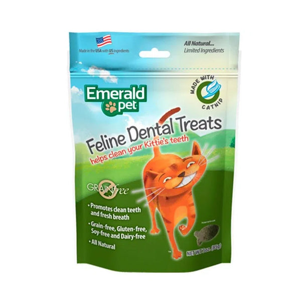 Dental catnip esmerald pet cat snack 85gr | Snacks | Medicamentos pet