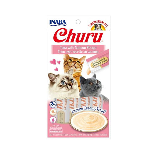 Snack churu tuna inaba cat atun y salmon Usa 606 56gr | Snacks | Medicamentos pet