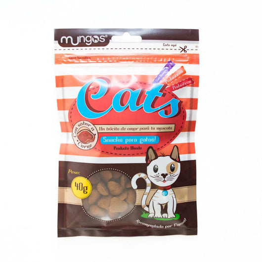 Cats carne mungos 40gr | Snacks | Medicamentos pet