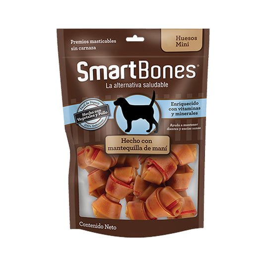 Snack para perro smartbones mantequilla de mani 141gr | Snacks | Medicamentos pet